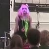 Huge popstar looks unrecognisable in unseen video performing at music festival 16 years ago - can you guess who she is?