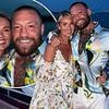 Conor McGregor and fiancée Dee Devlin look loved up as they enjoy a romantic child free dinner date during their lavish holiday - amid 'cheating' scandal and 'nudes' claims