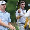 Ryan Gerard takes shock lead at PGA Championship with college rival Alex Smalley also impressing