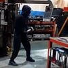Moment pro-Palestinian activists break in and smash up UK warehouse of firm supplying military items to Israel