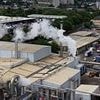 Disgusted locals living nightmare as 'blood red' gunge rains down from giant incinerator used to cremate zoo animals and beached whales