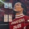 Indrukwekkende muurschildering voor Liverpool-clubicoon Virgil van Dijk rond stadion Anfield