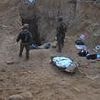 Moment IDF hauls body of Hamas chief Mohammad Sinwar out of his underground lair near Gaza hospital after wiping him out in huge airstrike caught on CCTV