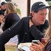 Gavin & Stacey star Mathew Horne cuts a low-key figure as he joins rarely seen wife Celina Bassili at Glastonbury - after it was revealed they'd secretly welcomed a son