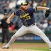 Bauers, Chourio hit 2-run HRs, Woodruff pitches 6 scoreless innings as Brewers beat Pirates 4-1