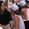 Courteney Cox embraces Wimbledon champion Iga Swiatek after she storms to victory over Amanda Anisimova in most one-sided final in 114 years