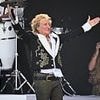 Rod Stewart kicks off Glastonbury Legends slot by dedicating cover of The O'Jays hit Love Train to Ukraine as he plays to huge crowd at Worthy Farm
