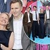 Pamela Anderson and Liam Neeson supported by their adult sons at The Naked Gun premiere amid romance rumors