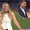 Laura Woods drops F-bomb at Rio Ferdinand while covering Champions League final with TNT Sports as she shares hilarious unseen footage