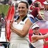 German mum-of-two Tatjana Maria, 37, seals emotional Queen's triumph as she celebrates with her children and 'amazing husband' at courtside on Father's Day