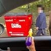 Moment Orthodox Jews are attacked with water pistols in 'cowardly' social media 'pranks'