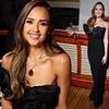 Jessica Alba is radiant and glowing in a strapless black gown at the Red Sea Film Foundation's Women In Cinema Gala in Cannes