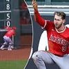 MLB star Taylor Ward taken to hospital after crashing into metal scoreboard face-first