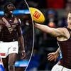 Footy star Jack Ginnivan hits back at the AFL's fun police after controversial on-field celebration left fans divided - and even his own teammate wasn't a fan
