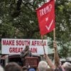 Eerste witte Zuid-Afrikanen op weg naar Verenigde Staten voor emigratie