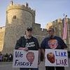 Protesters head to Windsor Castle before Donald Trump's state visit begins with more action planned for the rest of US President's stay