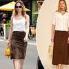 Celebrity skirt dupes: Our fashion editors scoured the High Street to track down astonishing clones of slimming, anti-ageing styles the A-list choose... for a fraction of the price