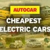 Listed: The cheapest electric cars available in the UK