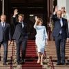 European leaders go to Moldova to mark its Independence Day ahead of key election