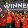 Tranen van vreugde bij Ronaldo: Portugal verovert Nations League na penaltythriller tegen Spanje