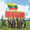 Myanmar's military retakes a strategic town 2 years after the resistance captured it