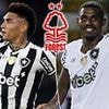 Nottingham Forest close in on Botafogo trio after holding productive talks with Brazilian club