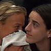 Caitlin Clark caught whispering with Sophie Cunningham about WNBA rival who 'hates' her in viral clip