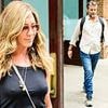 Jennifer Aniston looks smitten as she emerges in NYC with hunky new boyfriend amid his mystery injury