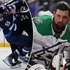 Jets-Stars turns into chaotic NHL line brawl with massive cheap shot from Dallas' captain