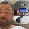 Jason Manford is sweetly supported by his parents as they sit by his hospital bedside after surgery - as he recovers after show cancellations