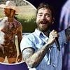 Post Malone spills on stripping down to his underwear to model Kim Kardashian's SKIMS in the woods