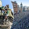 Thousands of Celtic fans defy club plea as they gather in Glasgow to celebrate title win