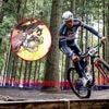 Van der Poel geeft na twee valpartijen op bij rentree op mountainbike