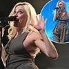Pregnant Pixie Lott shows off her growing baby bump in a sophisticated suit as she takes to the stage at Kendal Calling 2025