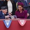 Thousands gather near Buckingham Palace to mark the 80th anniversary of V-E Day