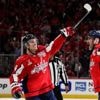 Alex Ovechkin leads the Capitals into the second round against Carolina by scoring and hitting