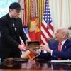 Clef en or et œil au beurre noir : le curieux au revoir entre Elon Musk et Donald Trump