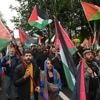 Vuelta wil ondanks pro-Palestijnse protesten in Madrid eindigen: ‘Laat ons gewoon fietsen’