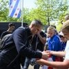 Debutant op doel bij Feyenoord, Van Persie hartelijk ontvangen in Heerenveen