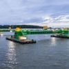 Afzinken van vierde deel van Scheldetunnel tijdelijk onderbroken door zandophoping