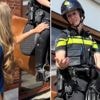 Vrouw vraagt agente te paard of ze ‘mag aaien’, dan streelt ze haar been: video trekt 2,8 miljoen views