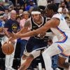 Shai Gilgeous-Alexander scores 25 points and leads Thunder past Denver 92-87 to tie series 2-2