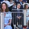 'God Save the King!': Victoria Starmer looks effortlessly chic in white summer dress as she joins PM Keir Starmer for Trooping the Colour