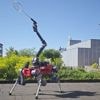 Deze robot kan een aardig stukje badmintonnen, maar de shuttle moet wel oranje zijn