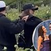 Jessica Alba is spotted 'kissing' and cosying up to mystery man months after filing for divorce from ex-husband Cash Warren