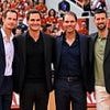 Novak Djokovic opens up on reunion with Andy Murray at Rafael Nadal's farewell - after tennis legends ended partnership ahead of Wimbledon