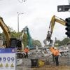 Schneller Abriss der Berliner Brücke an der Wuhlheide: „Spätestens Sonntag“ fährt die Straßenbahn wieder