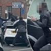 Moment suspect flees undercover cops during car stop arrest attempt in North London