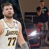 NBA-ster Luka Doncic met peperdure auto vast in parkeergarage