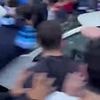 Shocking moment a car ploughs into huge crowd of football fans near stadium before Barcelona derby clash